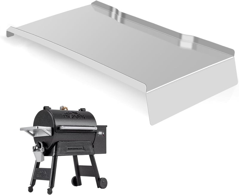 GORGERILA Drip Tray Heat Baffle Replacement for Traeger Ironwood 885 Series Pellet Grills, Stainless Steel Drip Pan Compatible Traeger Ironwood 885 BAC521 and Ironwood 885 BCA1333 KIT0404 - Image 1